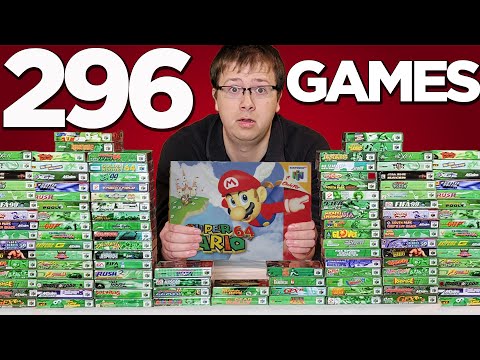 I spent 12 years collecting every Nintendo 64 game