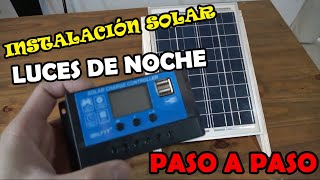 COMO HACER UNA MINI INSTALACION SOLAR para LUCES NOCTURNAS  JLCPCB