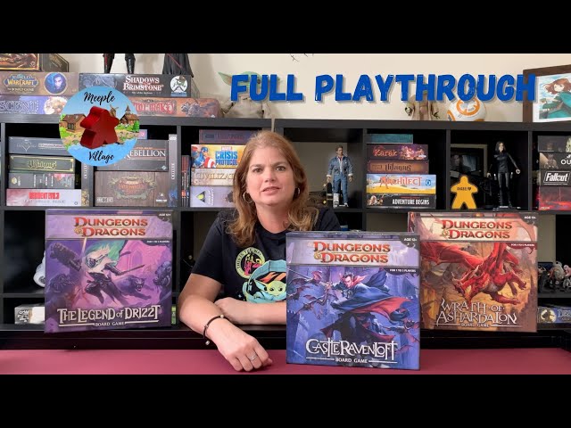 D&D Mix: Wrath of Ashardalon/Castle Ravenloft/Legend of Drizzt Board Game runthrough class=