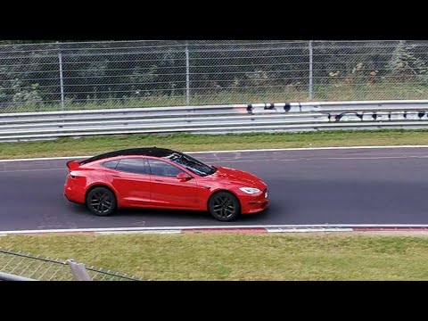 Model S Plaid record lap on Nürburgring Nordschleife 09.09.2021/ 1000+HP Tesla beats Taycan Turbo!4k