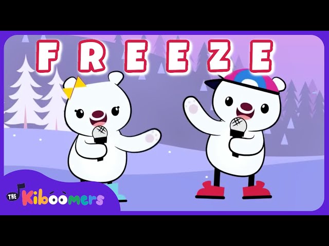 Christmas Songs for Children 🎄 Christmas Freeze Dance with Lyrics