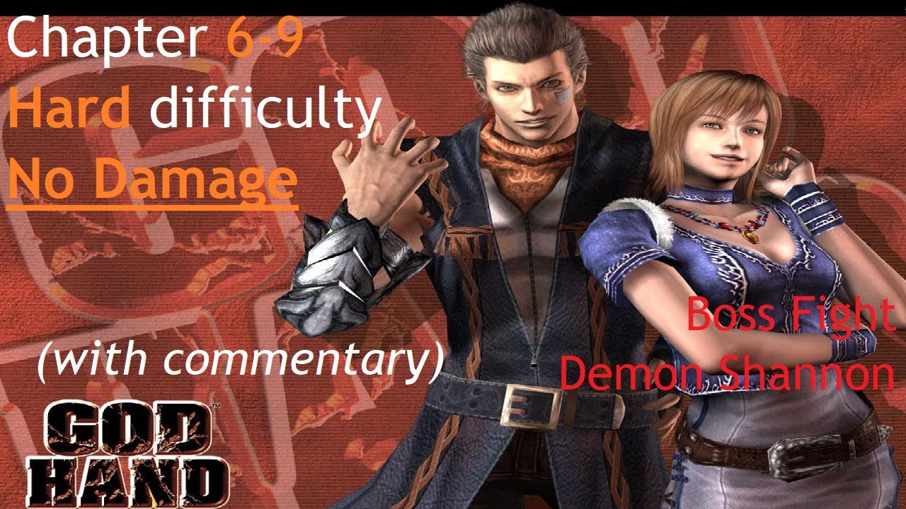 LET'S PLAY: God Hand Demon Shannon | Hard, No Damage [Chapter 6-9] (Commentary)