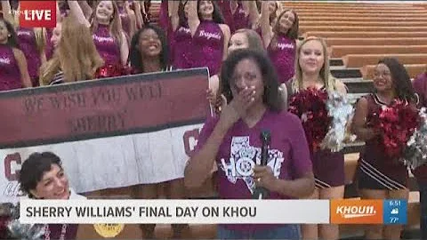 Sherry Williams' final day on KHOU