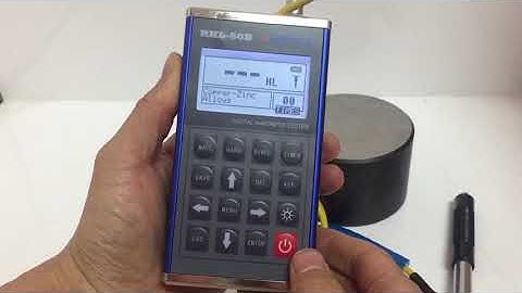 RHL-50B New type economic portable leeb hardness tester, metal hardness tester