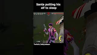 Santa Putting Their Elf to Sleep #valorant