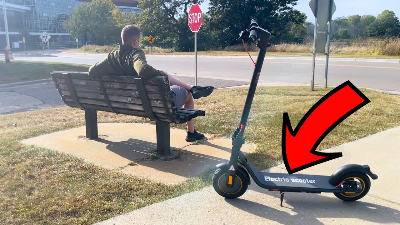 DXH X8 PRO Electric Scooter For Adults - 500W Motor, 21 Mile Range, 19 MPH, 10" Tires, Folding, App Control