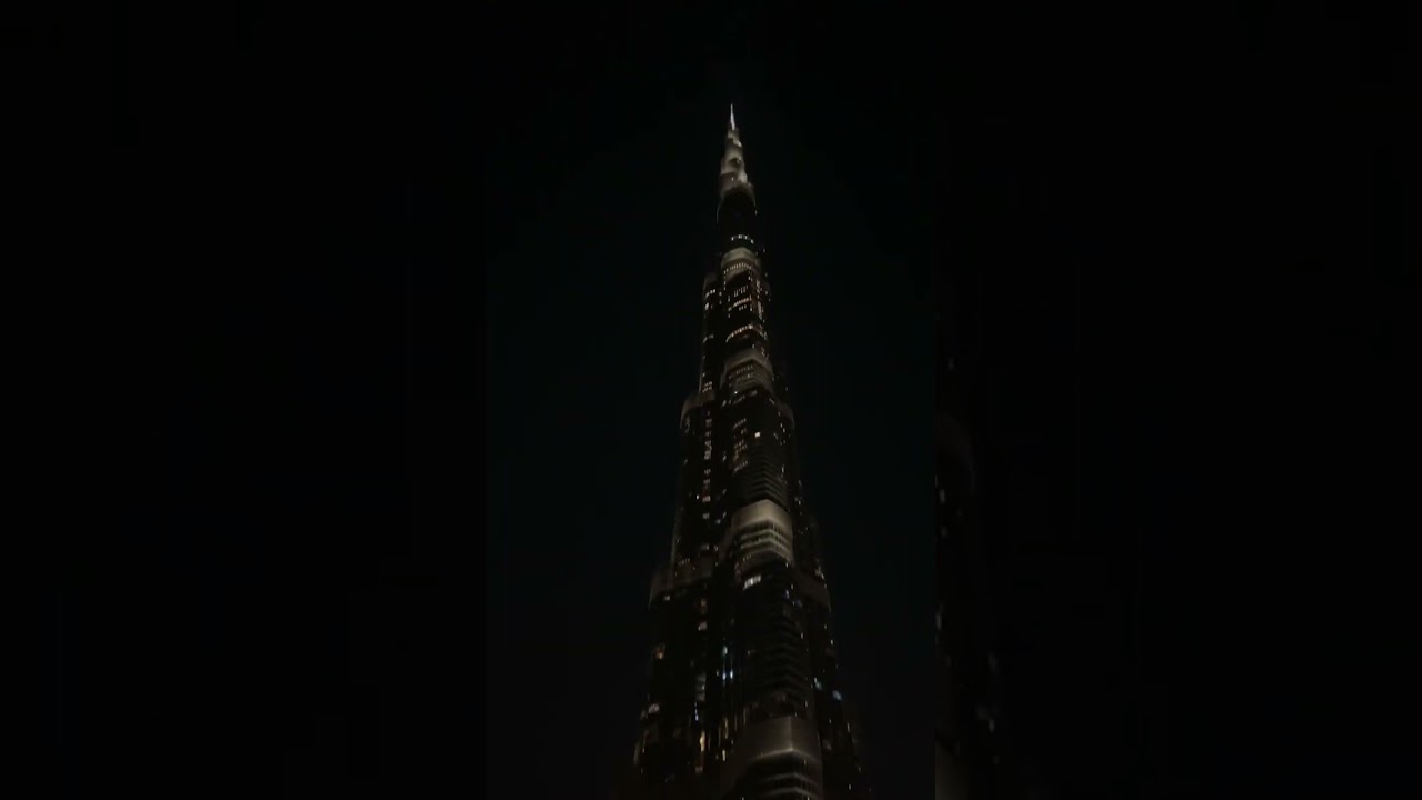 Burj Khalifa Amazing Dubai Night View