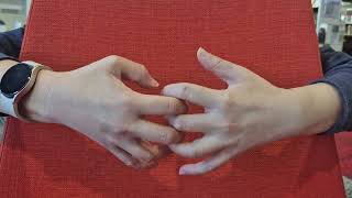 Simulating gear drive with your hands