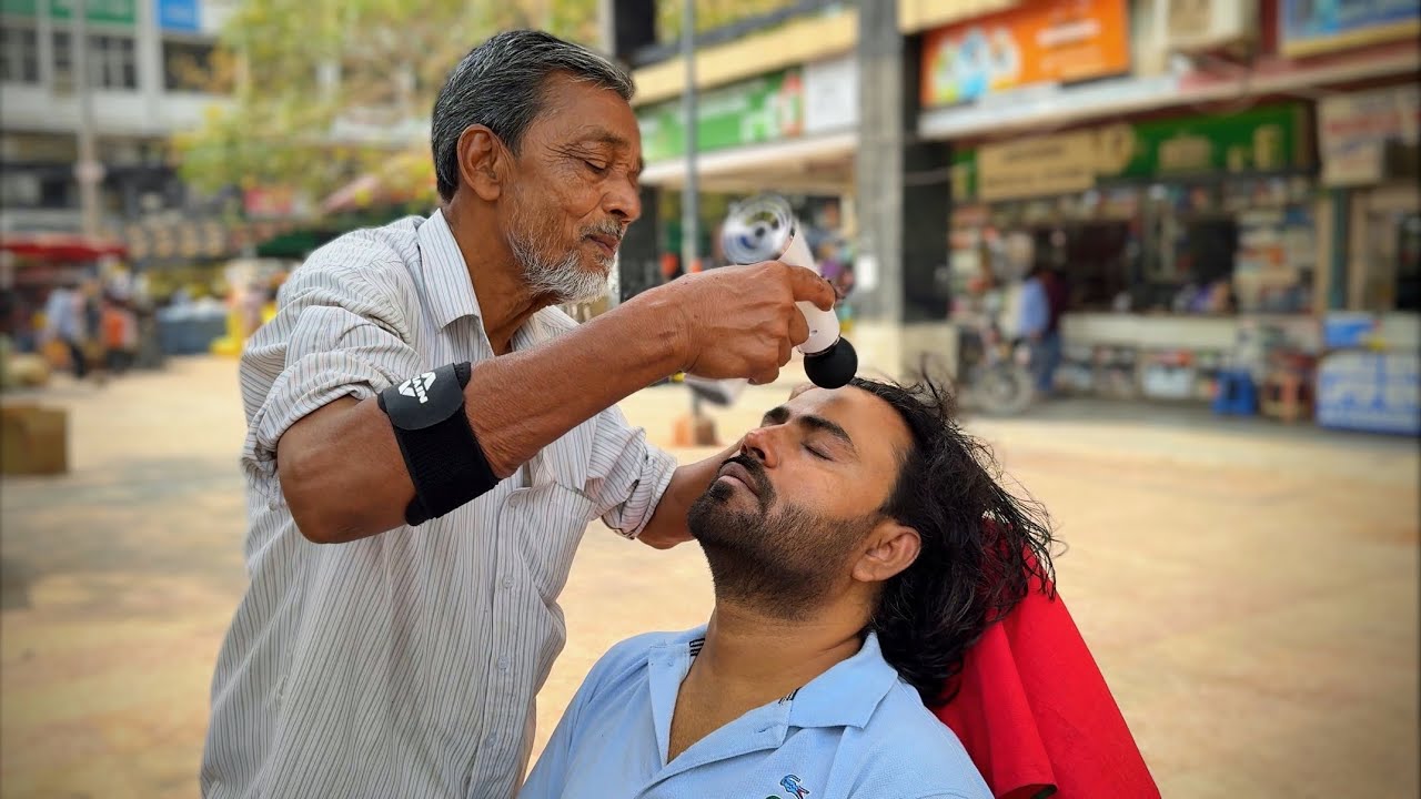 Waris Barber's Head Massage for Migraine Relief with New Tool | India Ka ASMR