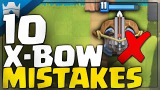 10 Mistakes YOU Make With 2.9 X-Bow || Clash Royale X-Bow Pro Tips!