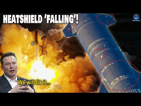 SpaceX Starship's heatshield falling off during the launch! How SpaceX to fix?