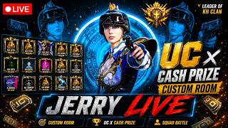 UC & CASH PRIZES PUBG LIVE CUSTOM ROOMS | PUBG LIVE  WOW & LIVIK ROOMS | UC ROOMS | KH JERRY LIVE screenshot 5