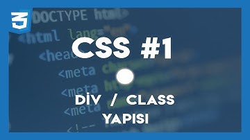 Web Tasarım Eğitimleri  - Div Class Yapısı