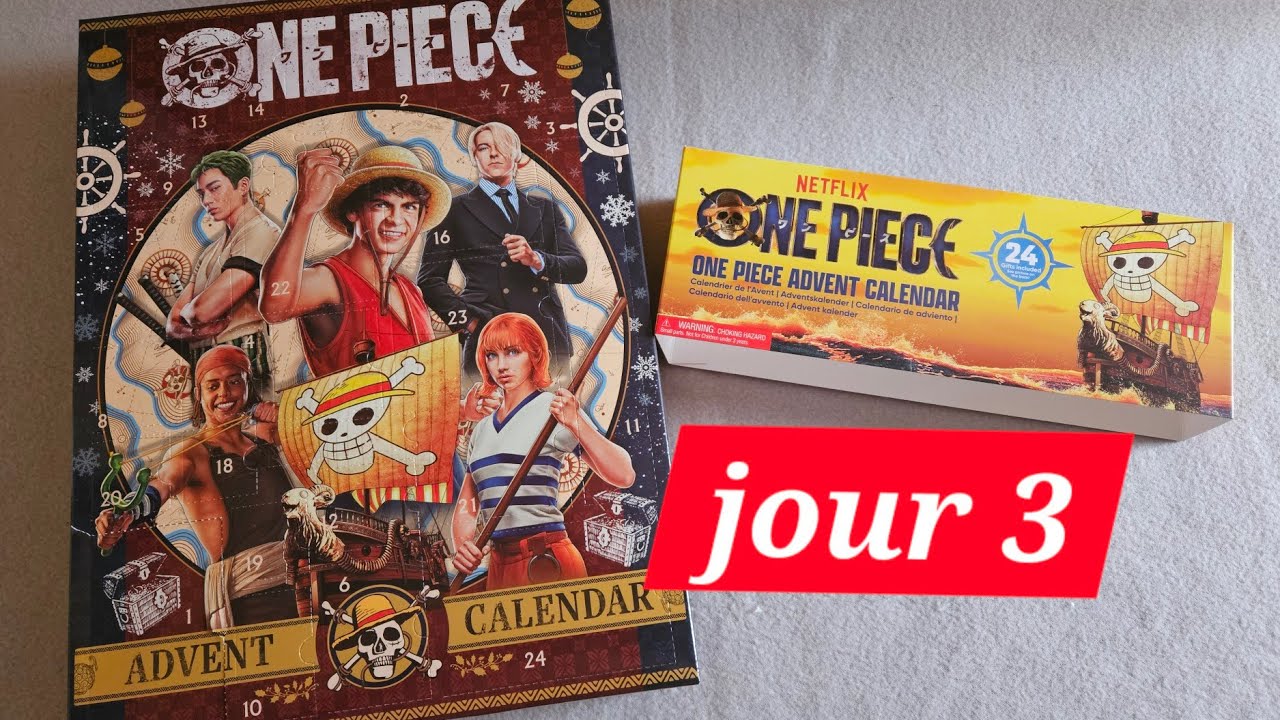CALENDRIERS DE L'AVENT 2024 ONE PIECE - JOUR 3 - YouTube