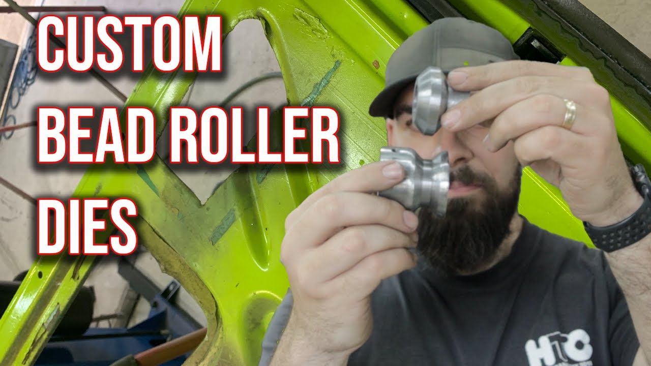First Time DIY Bead Roller Dies Classic Coupe Door Rust Repair