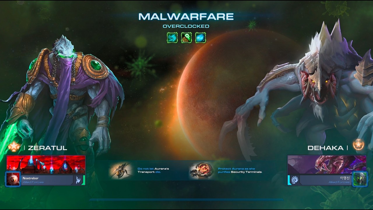 STARCRAFT 2 COOP MUTATION: OVERCLOCKED | ZERATUL & DEHAKA | 