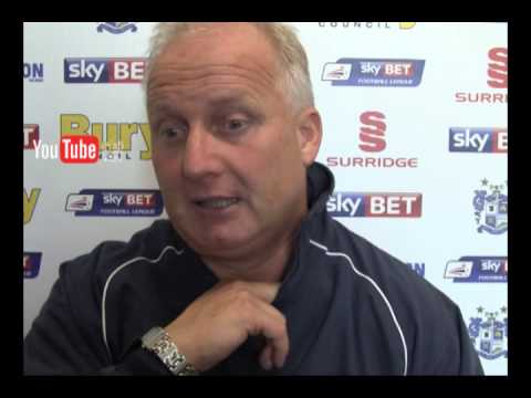 Bury FC: Kevin Blackwell bury fc message board