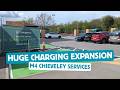 Gridserve are doubling the EV chargers at M4 J13 Chieveley Services (April 2026)