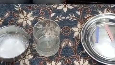 Litmus test of Acids and bases                                      