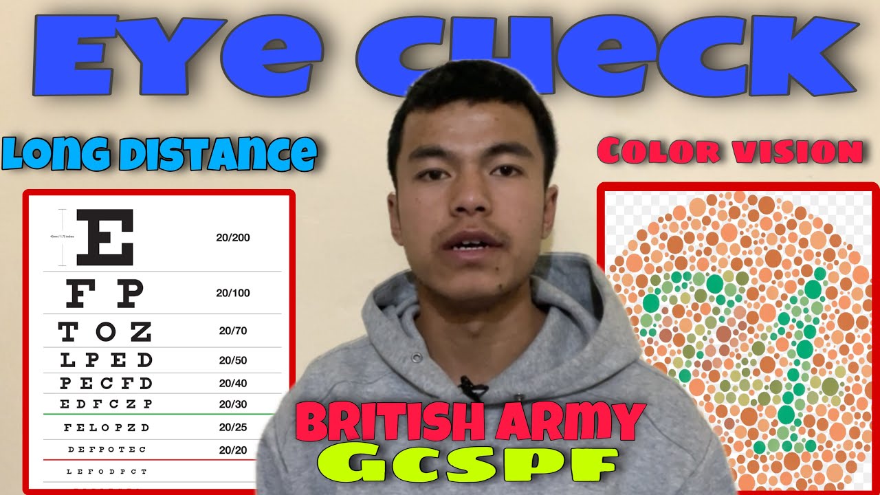 Eye test detail video of British Army / GCSPF #srmpvlog #britisharmy