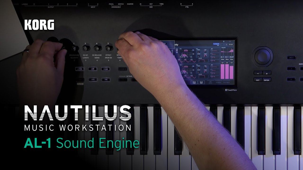 Nautilus AL1 analogue sound engine YouTube