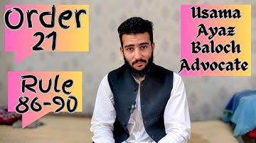 CPC | Order 21| Sale | Execution of Decrees and Orders | Rule 86-90