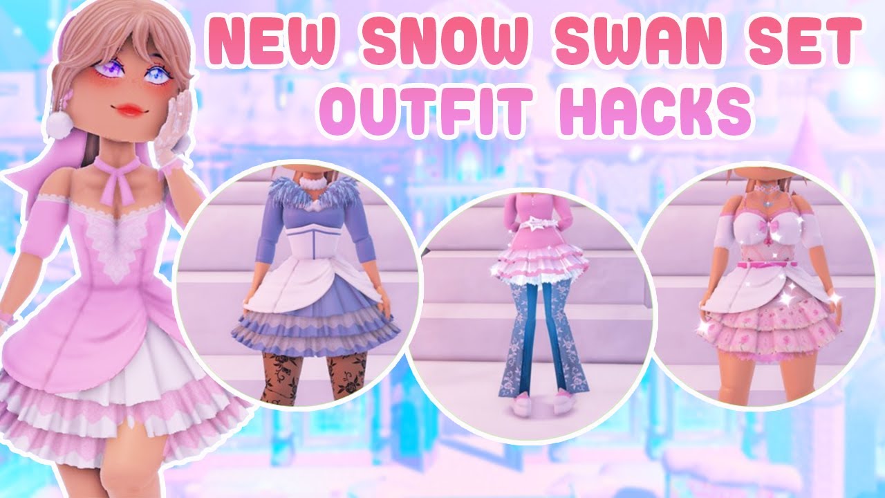 NEW SNOW SWAN Set Outfit Hacks You Need To Try Royale High New Update ...