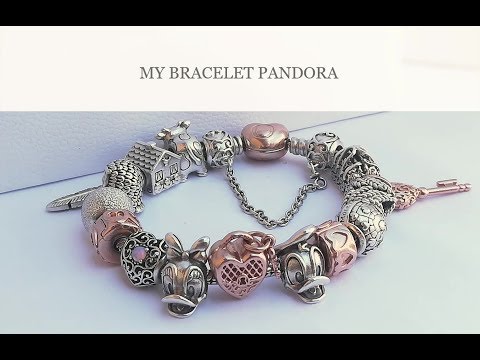 bracciale pandora con charms rosa bracciale pandora con charms rosa