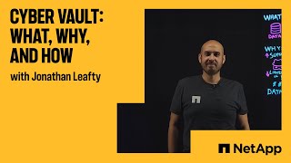 Cyber vault - What, why, and how