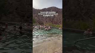 Parque Acuático Termas de Cacheuta ubicado en Mendoza, al borde de la pre cordillera. #termas