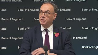 BOE Keeps Rates on Hold, Bailey Says Inflation 'Could Be Sticky'