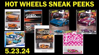 HOT WHEELS 2024 SNEAK PEEKS FOR THE WEEK OF 5/23/24 NEW BOULEVARD POP CULTURE ELITE 64 AND TONS MORE