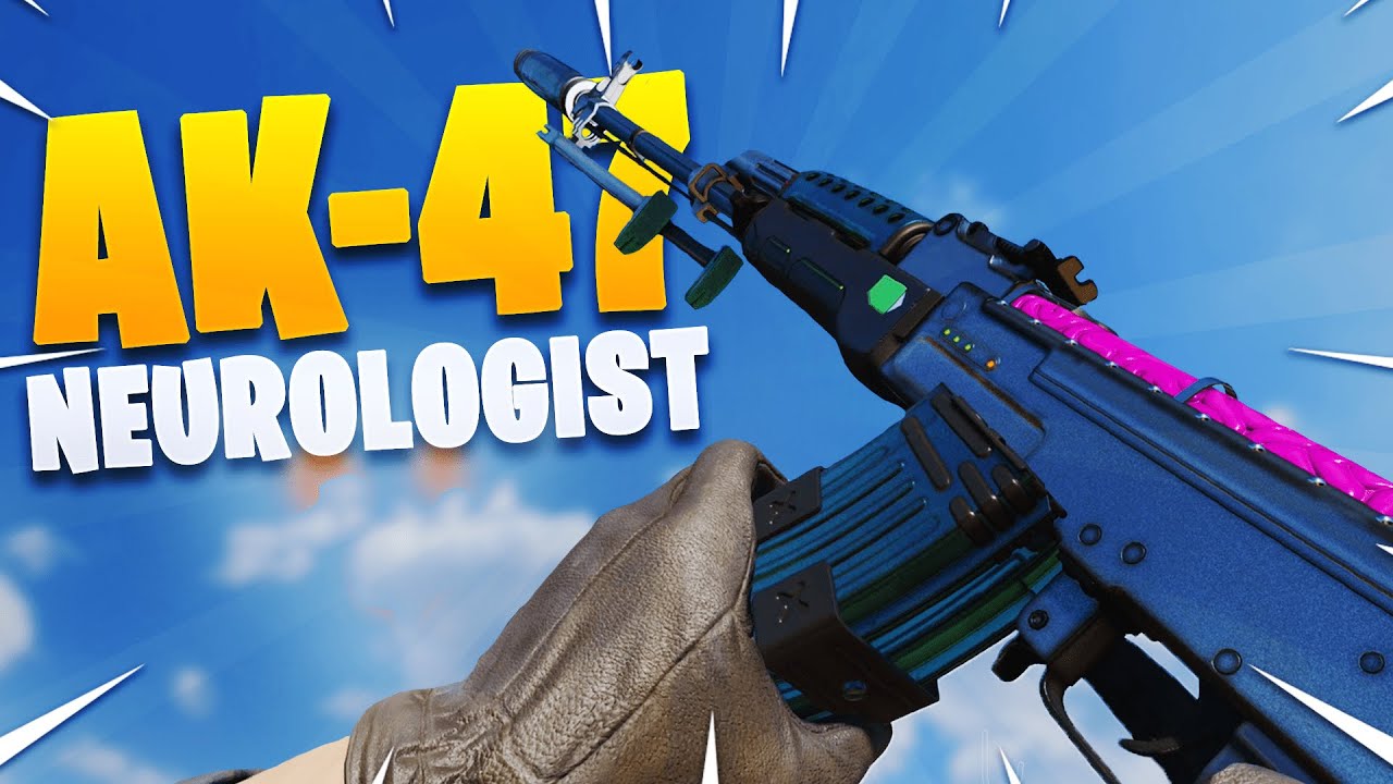 the AK-47 “Neurologist” BLUEPRINT … ELECTRIC TRACERS! 🧠 BIG BRAIN MASTERCRAFT BUNDLE - Cold War