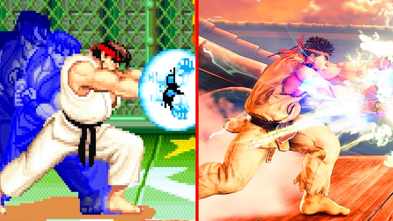 ฮาโดเคน  New  Evolution of Ryu's Shinku Hadoken (1994-2020)