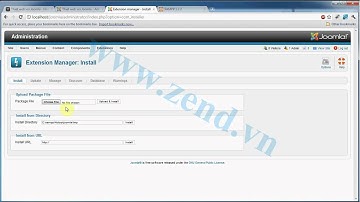 Bài 002   Cấu hình Joomla 2 5   ZendVN 2
