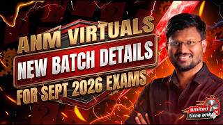 🚨NEW BATCH ALERT🚨| VIRTUAL CLASS DETAILS | CA ANM SIR | CA JEYASREE MAM |