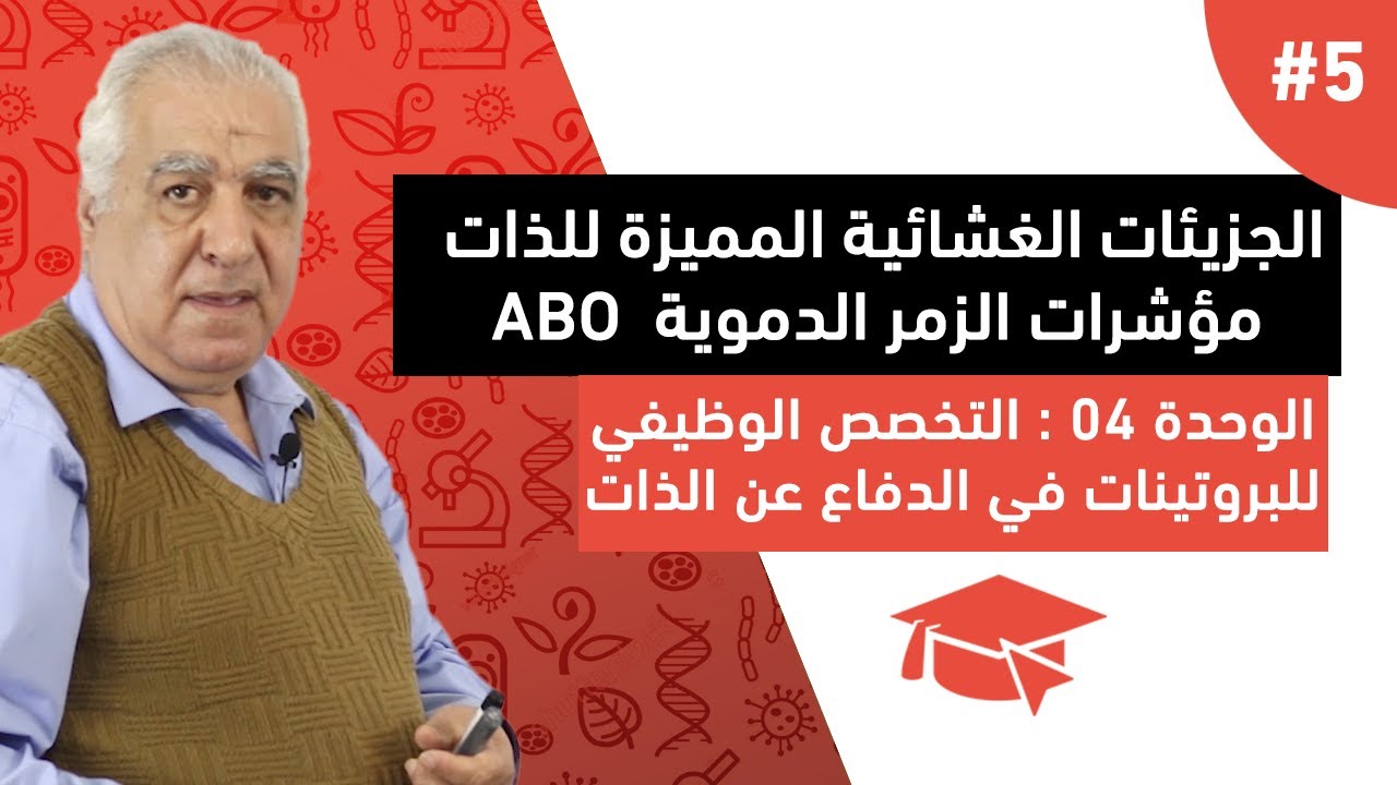 #5 الجزيئات الغشائية المميزة للذات : مؤشرات الزمر الدموية ABO