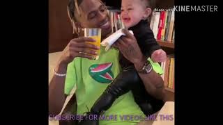 Travis Scott's best daddy moments