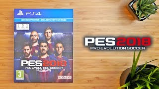 Pro Evolution Soccer 2018 - Legendary Edition - Unboxing - 4K