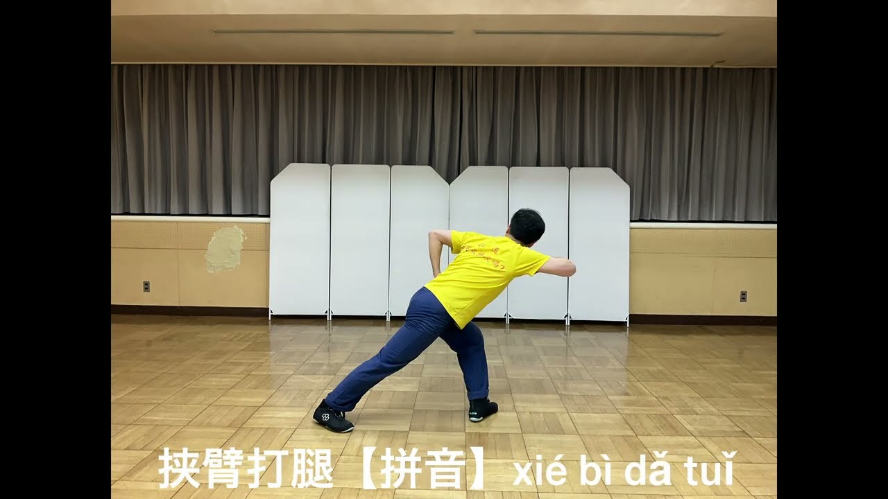 保定快跤 跤拳一路 動作画像 拼音 発音  Japan ShuaiJiao Association 11/2024