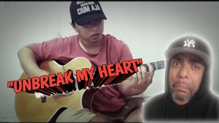 ALIP BA TA - UNBREAK MY HEART - (FINGERSTYLE COVER) REACTION!!!!! screenshot 5