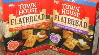 Town House Flatbread Crisps: Tomato, Basil & Mozzarella and Spinach, Artichoke & Feta Review