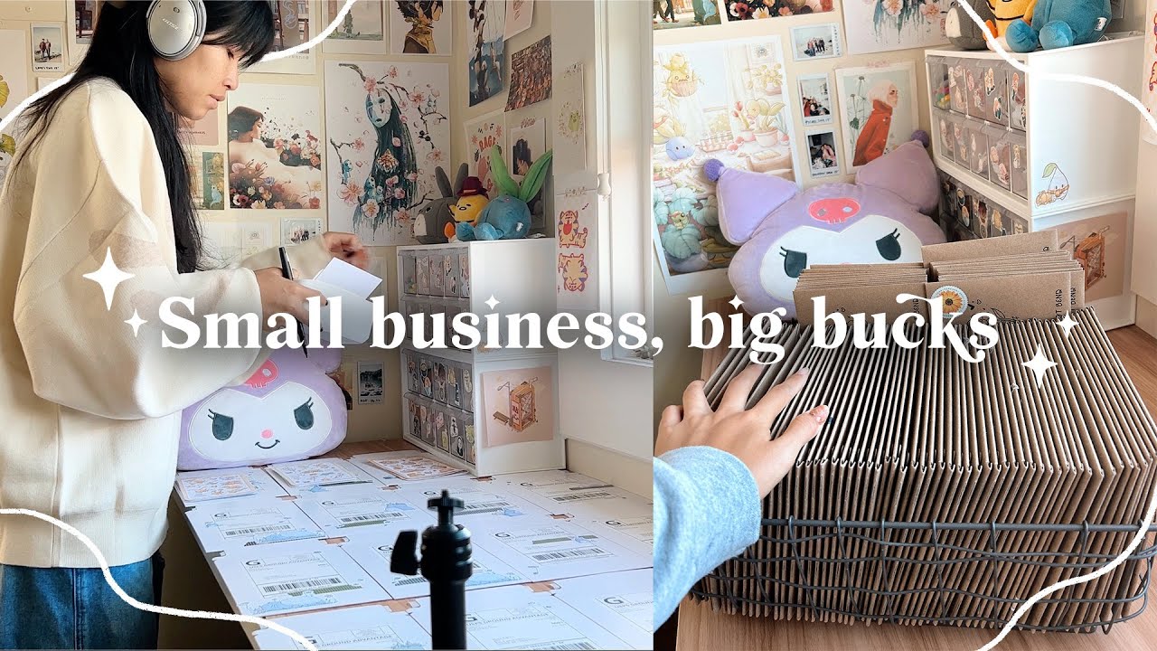 ARTIST VLOG ❄️Продажа на праздничном рынке❄️ и упаковка миллиона заказов на распродаже в Черную п...