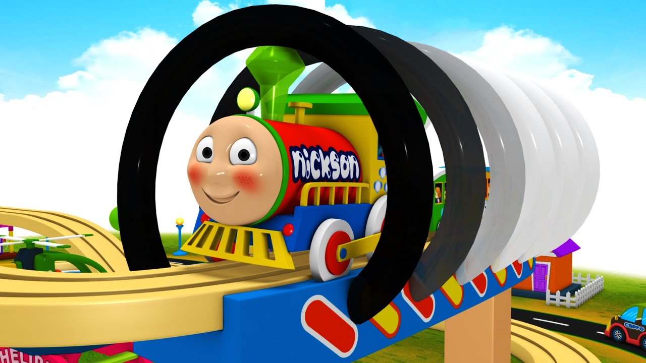 Tiny Thomas: Toy Factory Train Cartoon Videos for Kids - YouTube