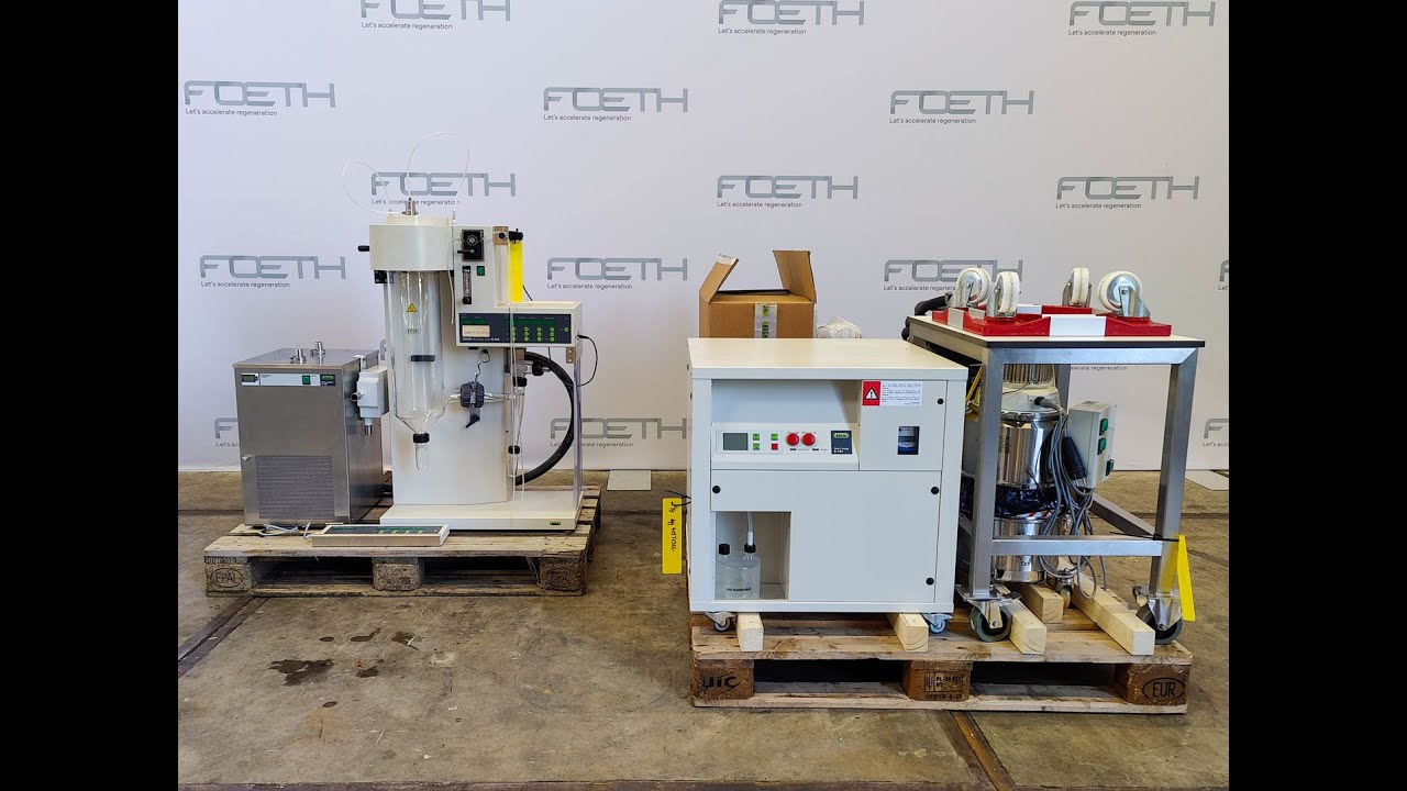 Büchi B-290 Advanced - Spray dryer - SKU: 415T1312 - YouTube