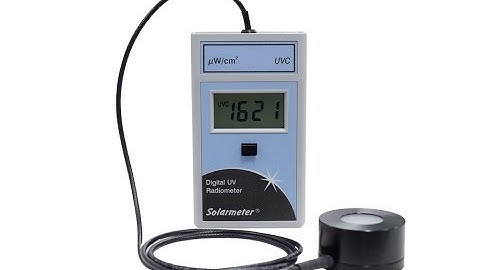 Solarmeter Model 8.0RP Digital Handheld NIST-Traceable UVC Radiometer with Remote Probe