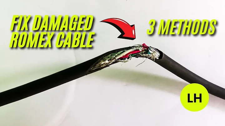 3 Easy Ways to Fix a Damaged Romex Cable Safely!