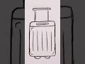 How To Draw A Suitcase Step By Step 2 With Easy Fast Way 