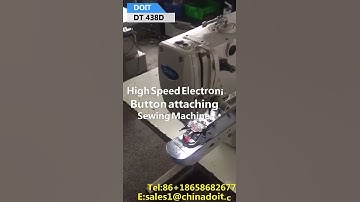 DT 438D High spped electronic button attaching sewing machine