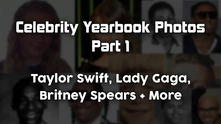 Celebrity Yearbook Photos - Part 1